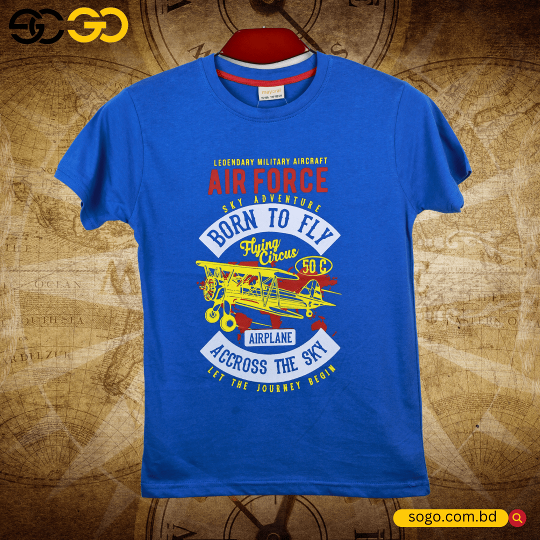 Boys Printed Cotton T Shirt [7-16 Years’
