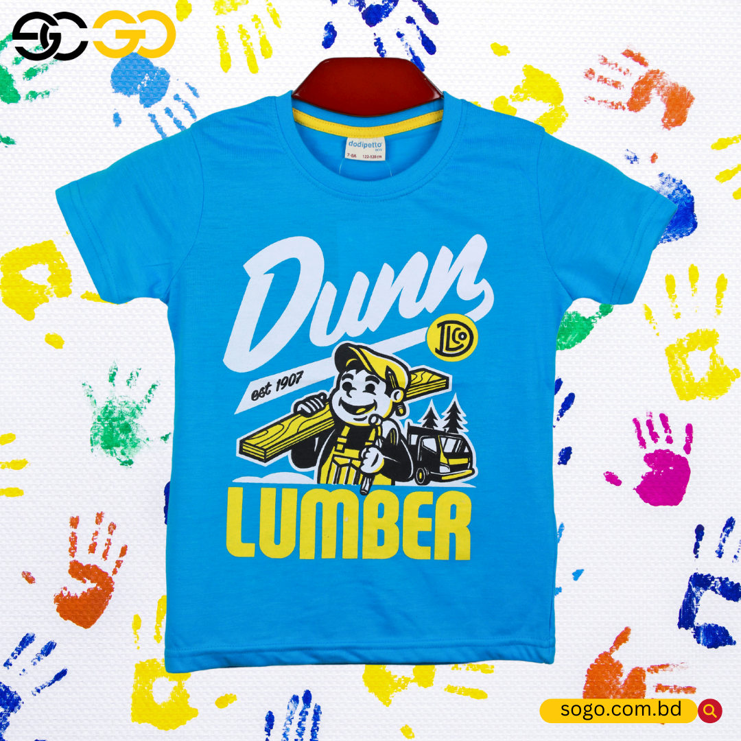 Boys Printed Cotton T Shirt [3-8 Years’]: