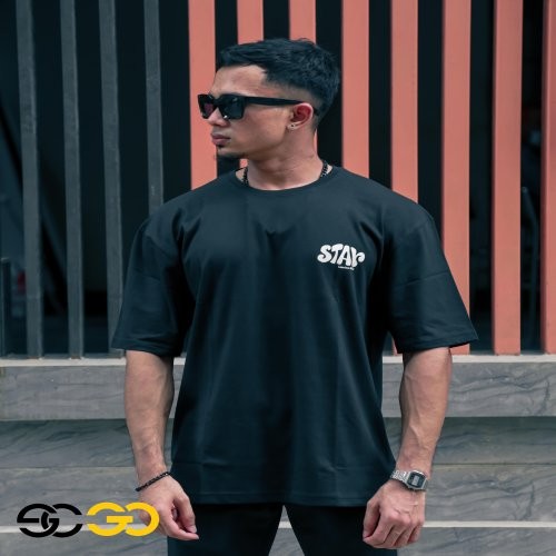 Drop Shoulder Printed Oversized T-Shirt