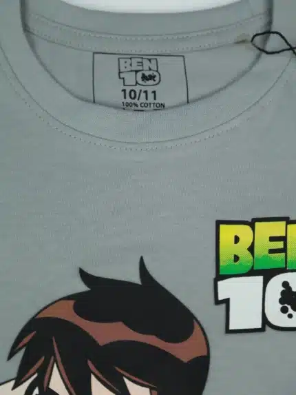 boys ben10 t-shirt grey