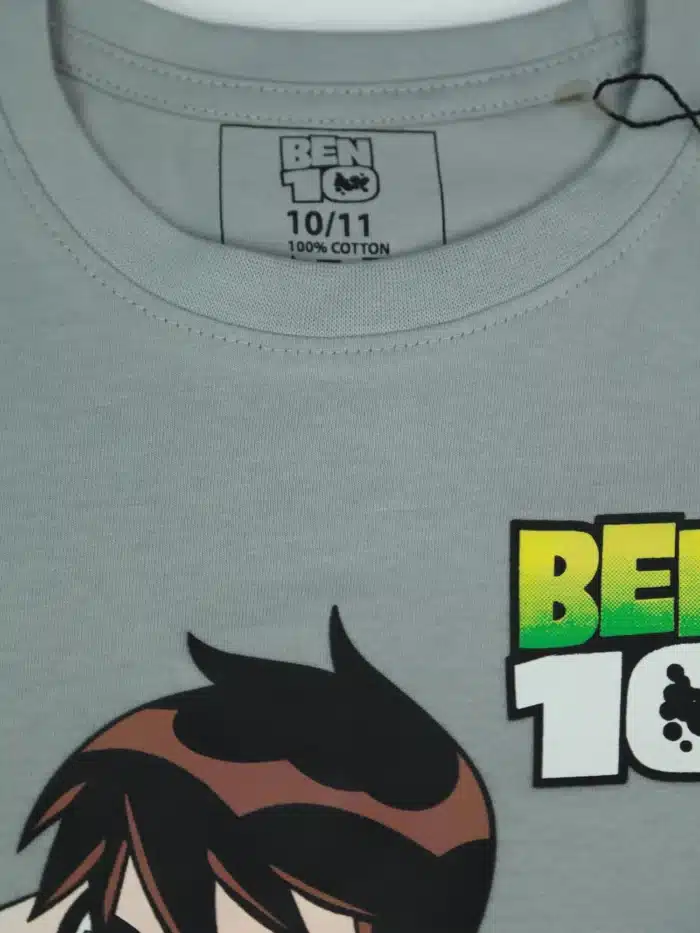 boys ben10 t-shirt grey