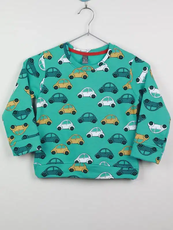 boy’s premium sweatshirt 4-8 years all over car printed