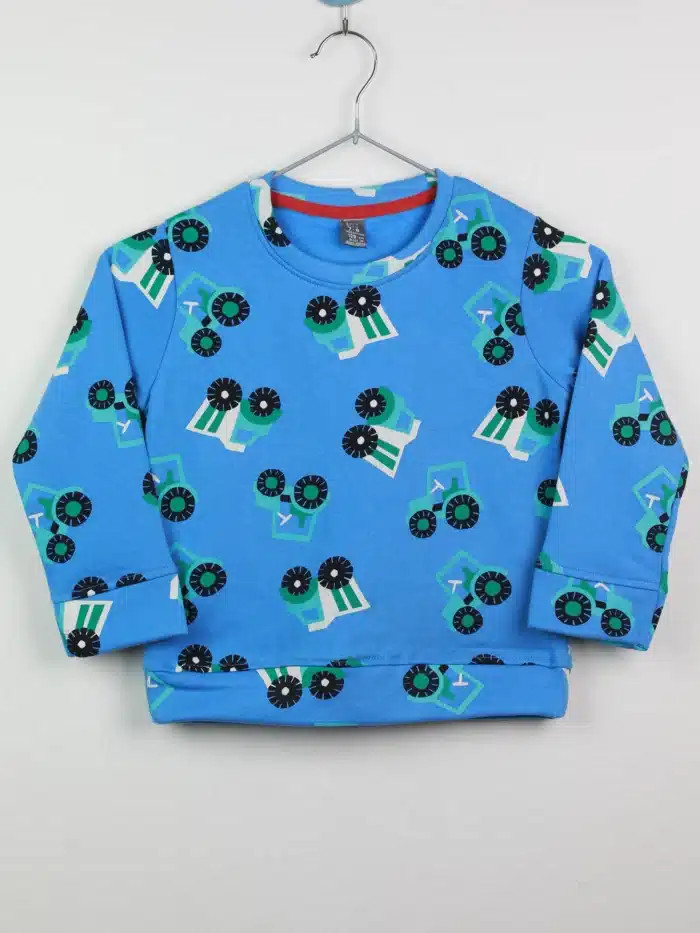 boy’s premium sweatshirt 4-8 years printed blue