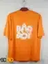 drop shoulder t-shirt for mens premium quality orange color