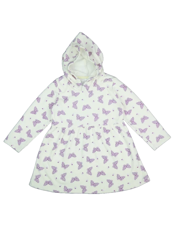 girls hoodie export quality butterfly print