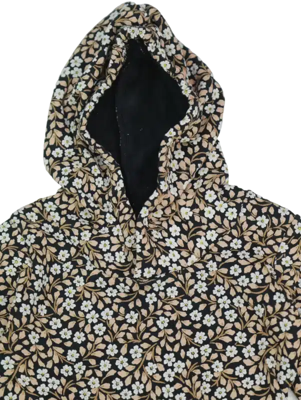 girls hoodie export quality flower print