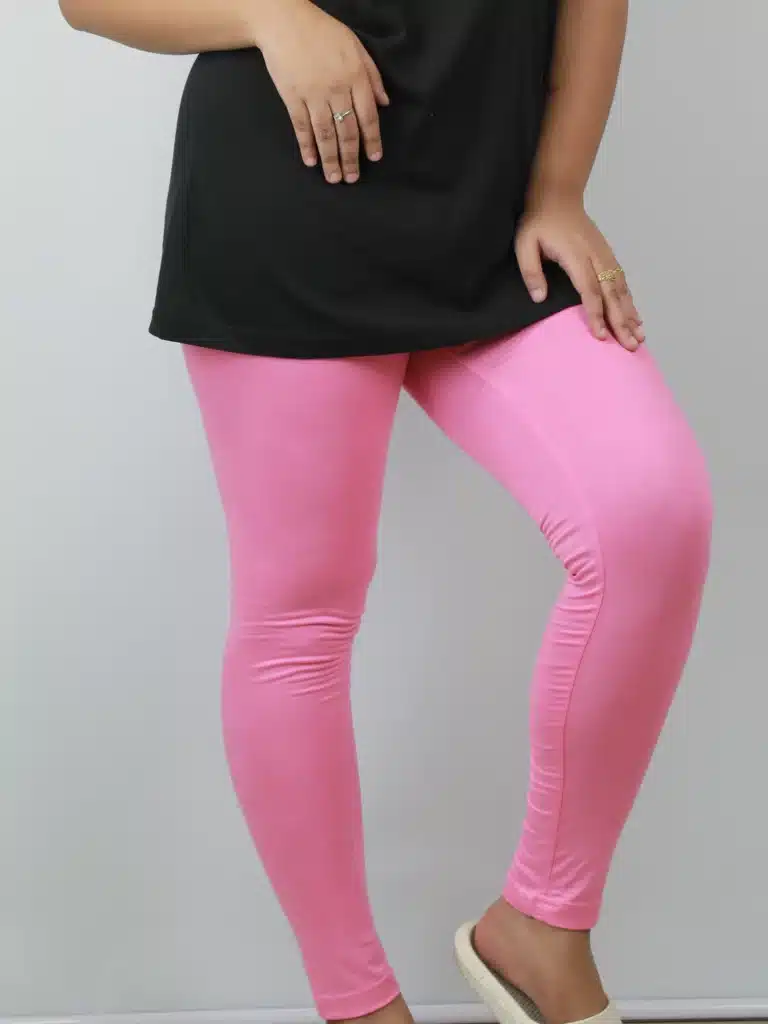 leggings light pink color