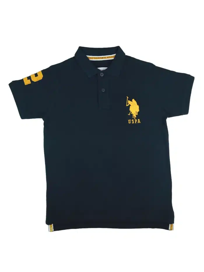 us polo t-shirt navy blue color