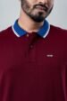 Premium Calvin Klein Polo Maroon - Image 4